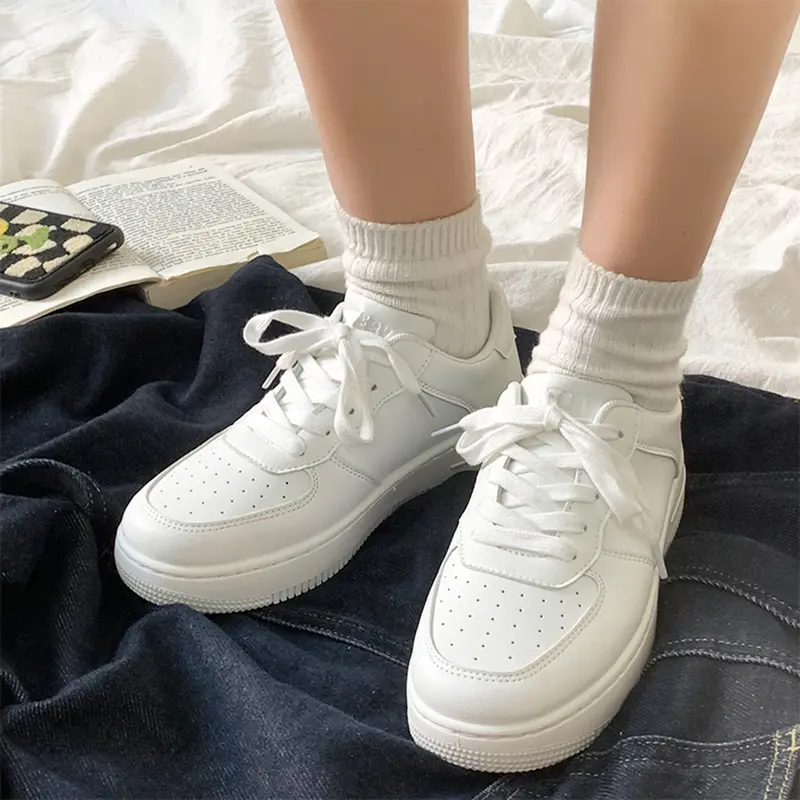 MISTERY Giày Thể Thao Da Thời Trang Cho Nữ Sneaker Shoes MODEL AIR MIS-704 1