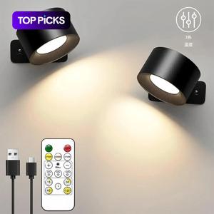 磁気式ウォールランプ、充電式LEDウォールスコンス、USB充電式ウォールマウントLEDランプ、ウォールマウントルームライト、ホームデコレーション用屋内照明
