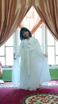 Product Review of Baju Gamis Anak Tsabita gamis anak usia 4 5 6 8  10 thn  muslim pesta Bruklat kombinasi tutu  mewah Putih Dress Lebaran Remaja Wanita Syari Maxi Maxi Syari Kondangan Dewasa Kulot from R**🫠 1