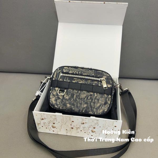Túi Đeo Cheo Nam Cao Cấp Bản 1:1 Chất Da Bò Full 2 Box Size 23 Bags tui messenger 0