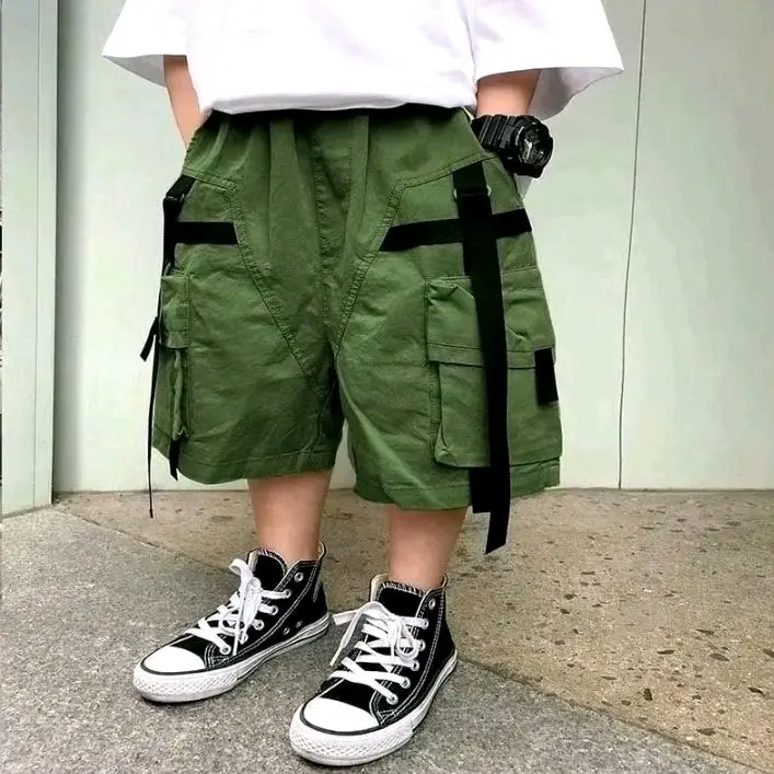 Celana pendek anak laki-laki celana cargo  untuk anak usia 1-14 tahun fashion anak