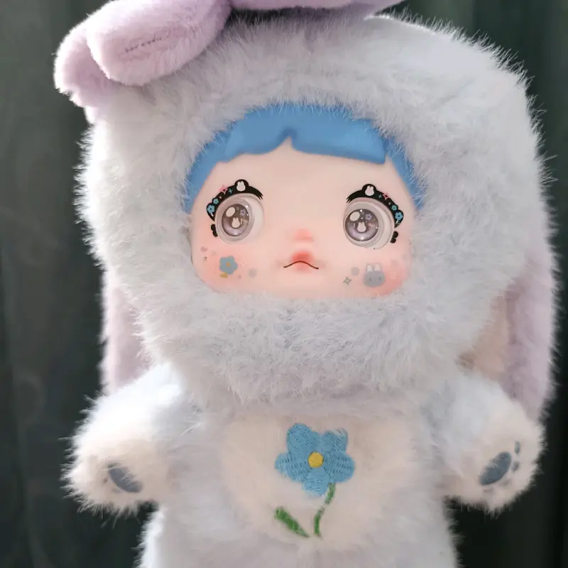 boneka baby three big head bunny mata air/nommi/lily rabbit/lucky cat Zipper/secret big head/sun go kong/diudiu/anya/macaron 1