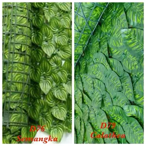 Daun semangka Roll / Calathea  / Daun decorasi /3meter