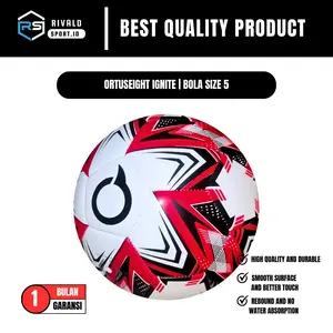 Bola Soccer Size 5 ORTUSSEIGHT Bonus Pompa dan Jaring Ball