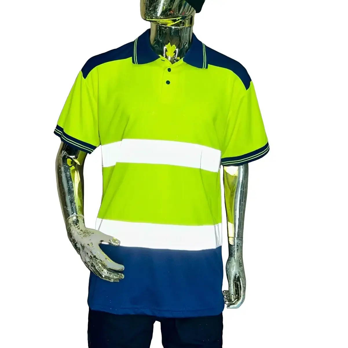 Bswift (Seen) 2 tones Hi Vis shortsleeves (yellow/navy)