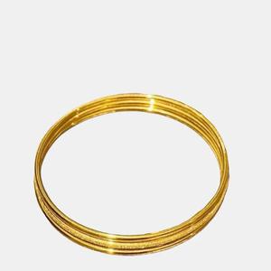 Plain titanium steel gold layered bracelet, light luxury and niche, plated with golden light and colorful surface, exquisite and high aesthetic value