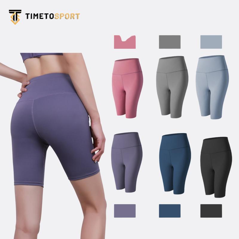 TIMETOSPORT Celana Pendek Olahraga Hight Waist Fitness Pants Import Premium 1004 0