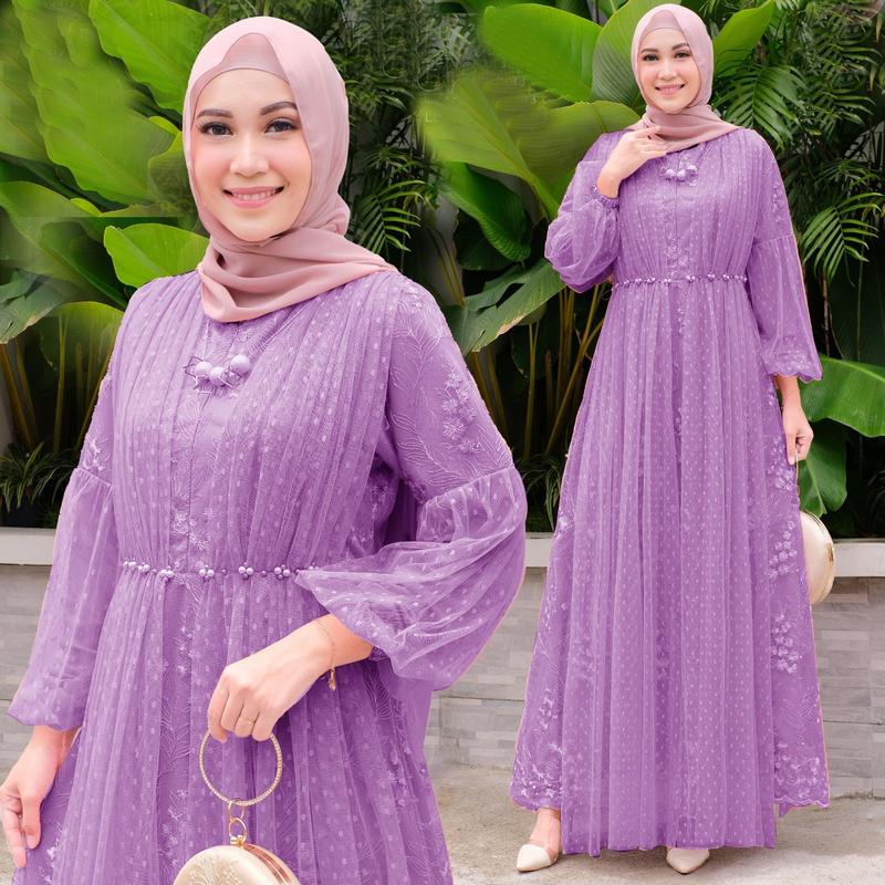 Product Introduction of MAXI JAHWARA (M-XXXL) READY 5 UKURAN GAMIS MUSLIM GAMIS MURAH GAMIS PESTA GAMIS TERLARIS GAMIS KEKINIAN GAMIS COUPLE JAHWARA KID BISA COD Ibu Kombinasi 34