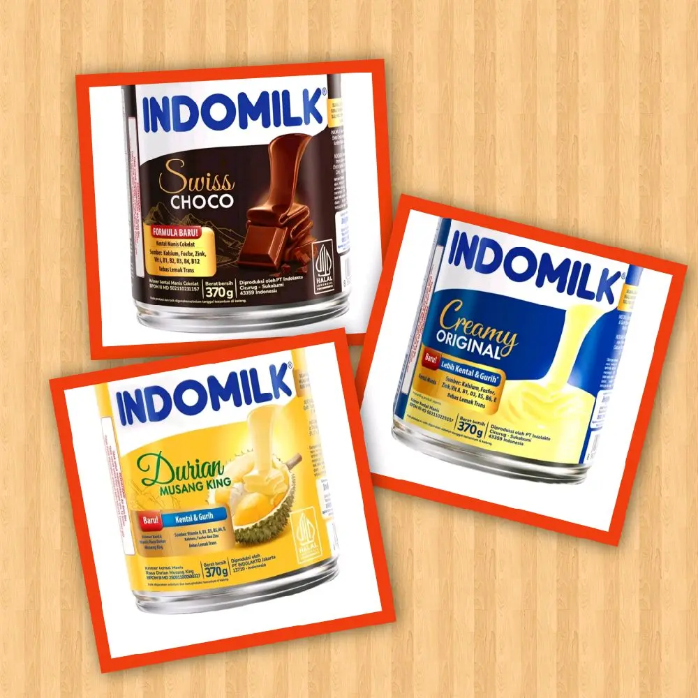 Indomilk Krimer Kental Manis Durian Musang King 370g Susu Creamer