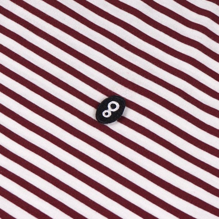 Greenlight Essential Men's Stripe T-Shirt Short Sleeve Regular Fit Cotton Detroit I22102412 2