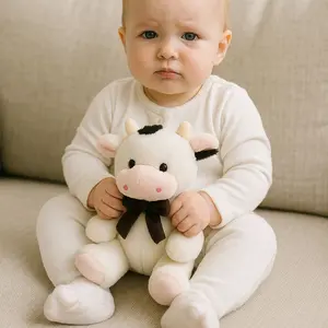 Boneka sapi pita ukuran S kecil lucu imut balita SNI