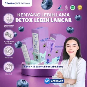 【PAKET BUNDLE 3 BOX】JUS BERRY MAGIICC MINUMAN SERBUK RASA BLACKCURRANT FIBER DRINK