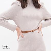 Gambar VOILA LEATHER | FREJA Belt Wanita Kulit Asli Minimalis Elegant Premium Original - Black dari Voila Leather Kota Administrasi Jakarta Pusat 5 Tokopedia