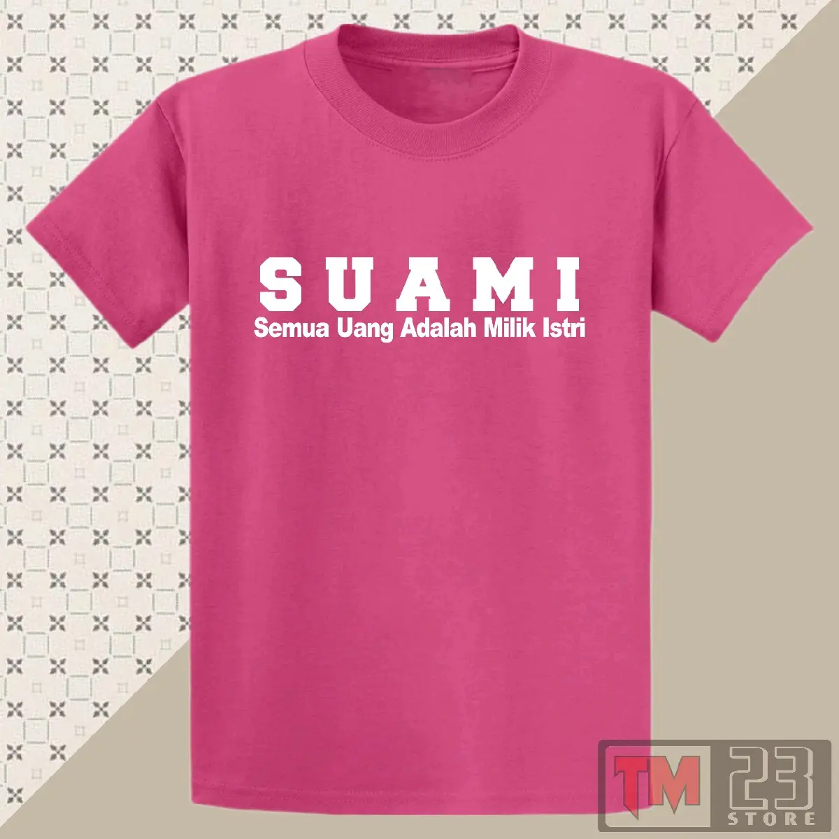 SUAMI Pendek Pink