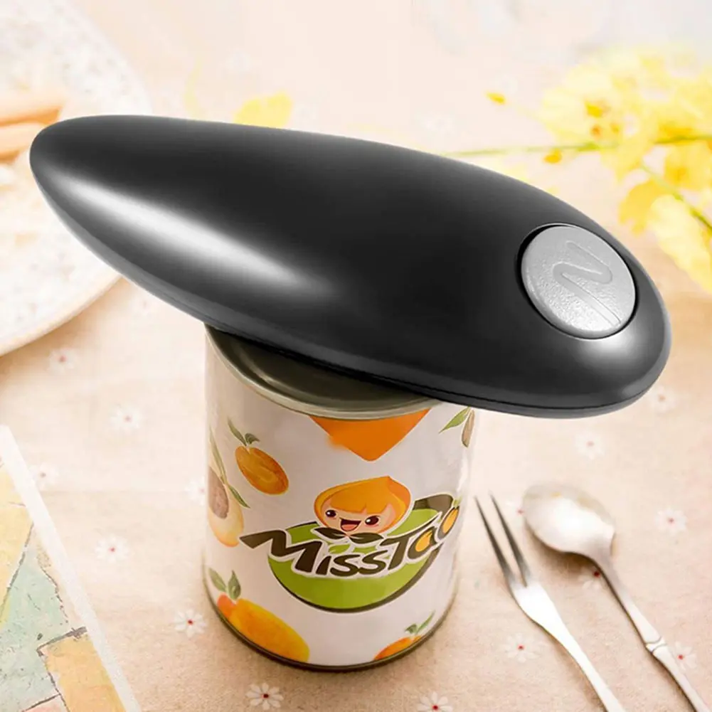 Electric Can Opener 17*6*4cm Automatic Efficient Home Portable Hands-Free Kitchen Smooth Steel Traditional Utensils Blade Stainless