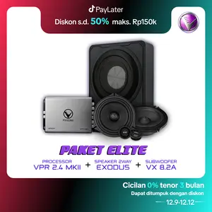 Venom Express Exodus Elite 2 VPR 2.4 MKII + Speaker Exodus + VX 8.2A Paket Audio Mobil