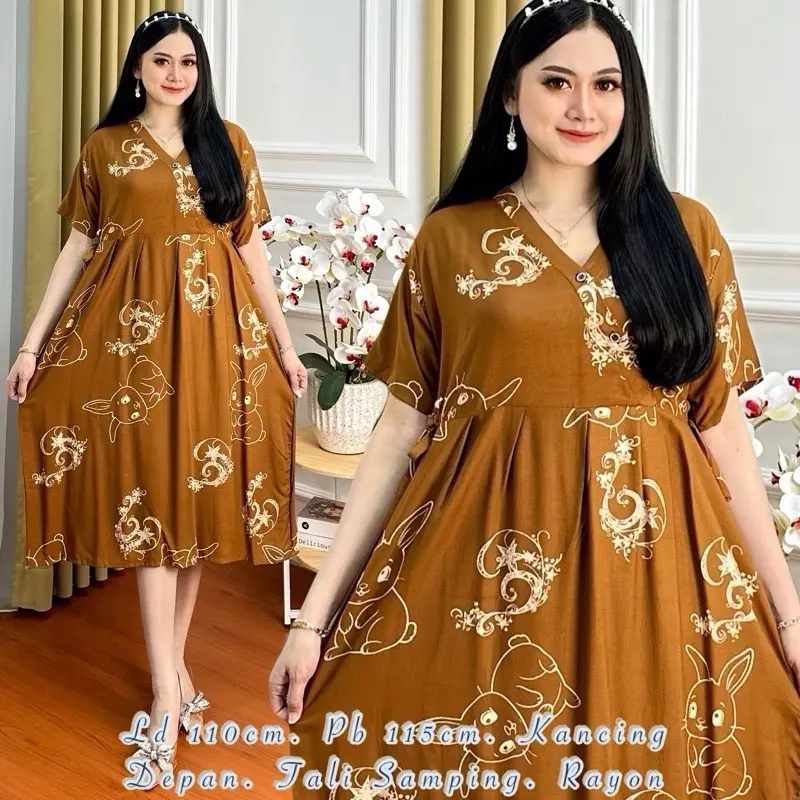 DASTER KIMONO BUSUI | DASTER KANCING DEPAN | DASTER BUSUI | DASTER BUMIL | DASTER IBU MUDA | DASTER RAYON 6