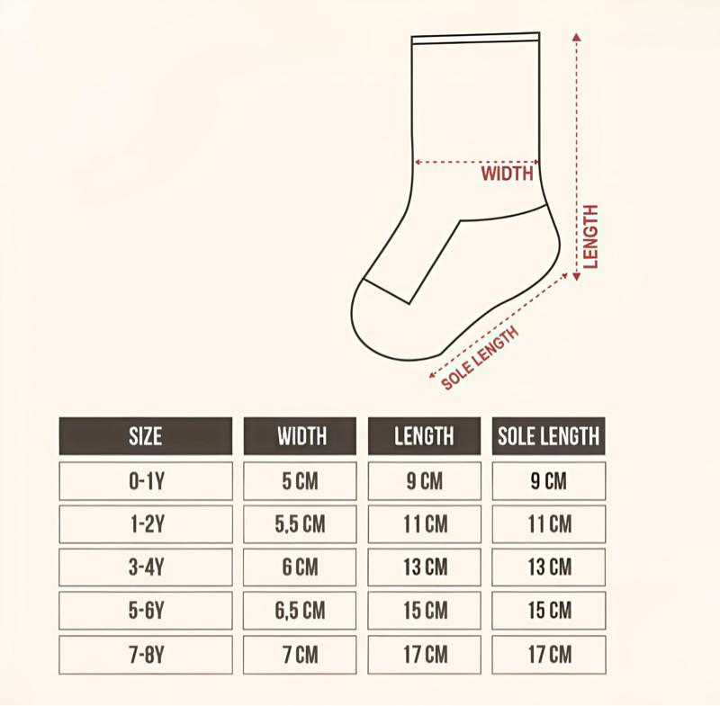 Kaos Kaki Bayi 0-6 Bulan/ Kaos Kaki Bayi Premium