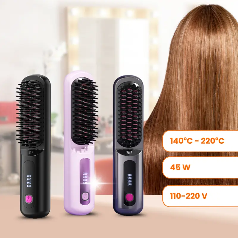 Resol Sisir Catok Portable Tanpa Kabel Catokan Meluruskan 1