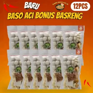 Baso Aci 12 Pcs Bonus Pilus Cikur ( maaf jeruk lagi kosong)