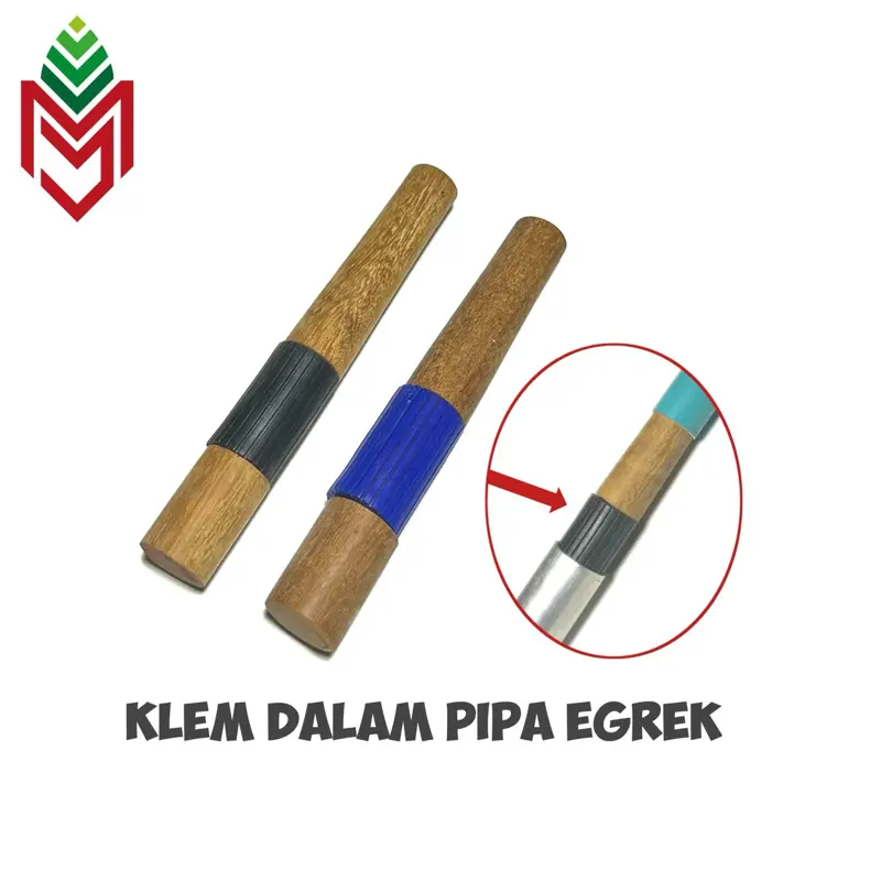 Bangjm Klem Dalam Pipa Egrek Anti Slip Bahan kayu Ulin 0