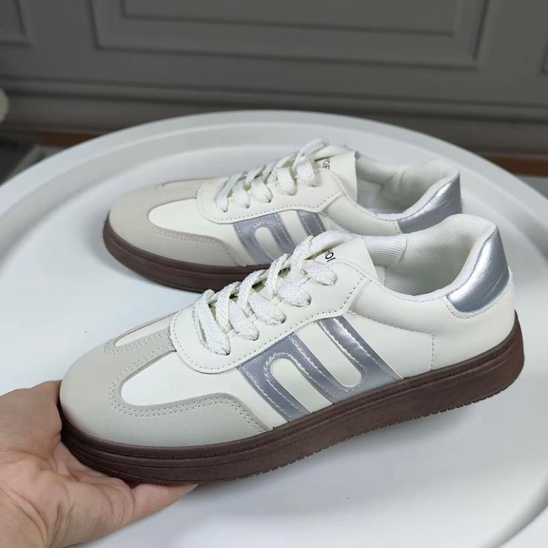 { Ketik Baru 5x } SHOEVO Sepatu wanita Forrest Gump Bergaya Shoes cewek casual hitam/beige ST085 casual sport 3