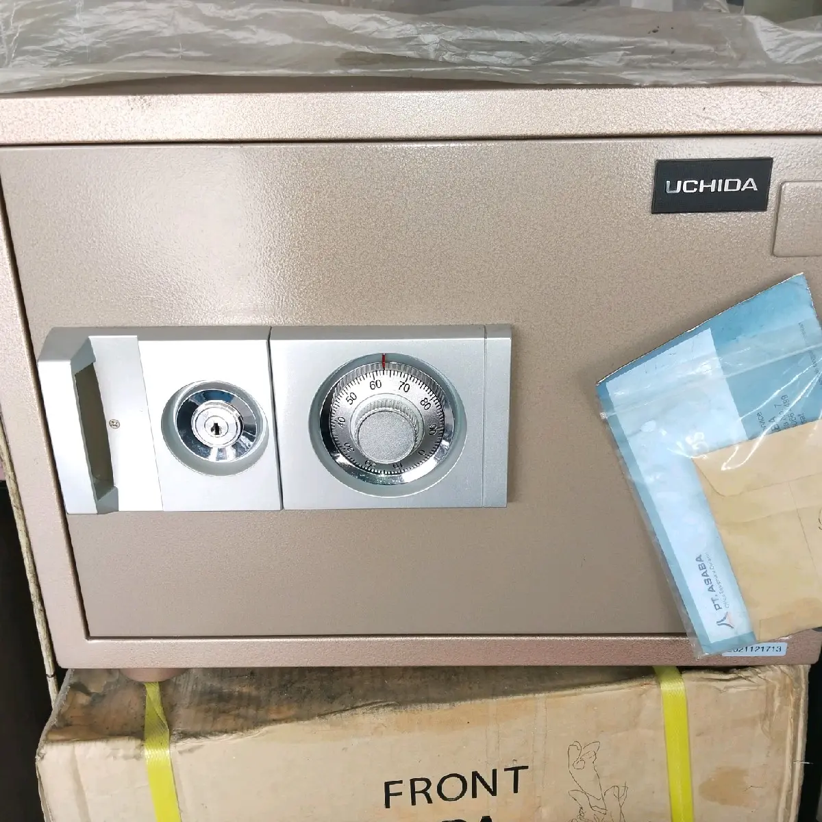 BRANGKAS MERK UCHIDA BARU  TAHAN API  ORIGINAL