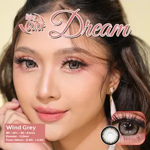 [COD] Softlens Living Color DREAM by Irislab Contact Lens - Brown, Cloud Grey Soflens