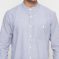 Gambar Vanfive Kemeja Pria Koko Kemko Salur Stripe Panjang Abu Abu 2507 - M dari Vanfive Store Kota Administrasi Jakarta Selatan 5 Tokopedia