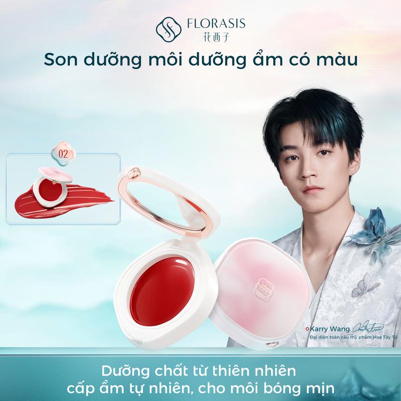 Hoa Tây Tử Son dưỡng môi dưỡng ẩm có màu Florasis