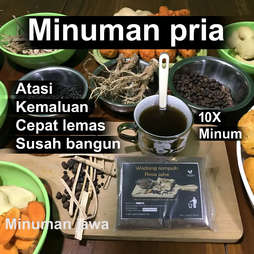 Minuman Bubuk Jahe Merah Pulosari Siap Sedu