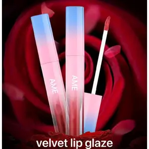 ( 2PCS ) Lip Glaze Lasting Moisturizing Liquid Lipstick Waterproof Moisturizing Kelembapan Bibir Optimal