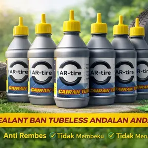 s•} AR-Tire Cairan Ban Tubeless – 350ml Solusi praktis untuk ban tubeless bocor halus & tekanan angin lebih stabil AR-Tire adalah cairan tubeless berkualitas yang berfungsi menutup kebocoran kecil secara otomatis dari dalam ban,