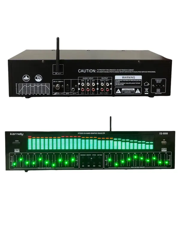 Equalizer kerndy bluetooth EQ8000 Audio Karaoke Home Theater Optical/Coaxial 4
