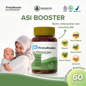 @ASI Booster Protabumin Nutrimom – Bunda Pelancar ASI, Si Kecil Tumbuh Optimal! BPOM & Halal [Rekomendasi Dokter dan Bidan, ASI Booster Khusus Ibu Menyusui Pasca Persalinan]