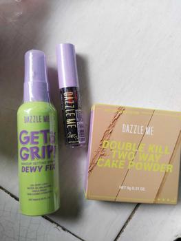 Product Review of [POPBELA Best Setting Spray 2024 Winner] DAZZLE ME Get a Grip! Makeup Setting Spray Dewy Fix Beauty Protecting 4 X Hydrating Makeup Mist Flawless Lightening Primer Water Tahan 24 JAM from A**e 0