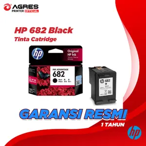 Tinta Printer HP 682 Black Hitam Original Ink Cartridge 1216 2335 2336 2337 2775 2776 2875 2876 6475