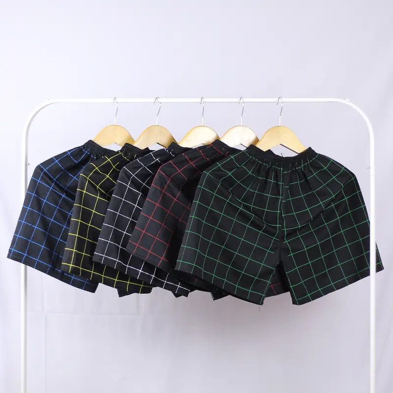 Celana Pendek Santai Motif Api Tartan [PAKET HEMAT 100RB DAPAT 13PCS CELANA] Kolor Karet Melar Cowo Cewe Cewek Cowok Unisex Murah Santai Rumahan Obral Tebal Bagus Adem Hitam Lotto Kaos Jersey 1