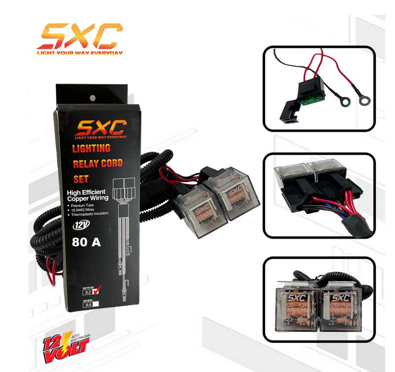 ORIGINAL PREMIUM KABEL RELAY SET LAMPU TEMBAK LED LASER 2 WARNA 2 RELAY R2 R4 MOTOR MOBIL 3