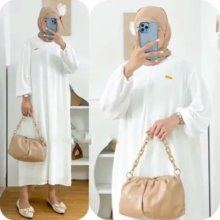 IR GAMIS CRINKEL JUMBO LD 120 DRESS CRINKEL Dress Midi Dress Kringkel Airflo Termurah Viral 2025 2