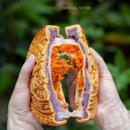 Bánh Trung Thu Mochi Khoai Môn Trứng Muối BÁNH 300 GRAM Handmade Ít Ngọt TIKOMI