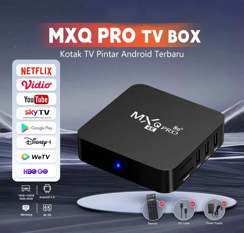 Android Box Mxq Pro 4k 5g 4gb Ram 64gb MXQ PRO Android TV Box 4K HD