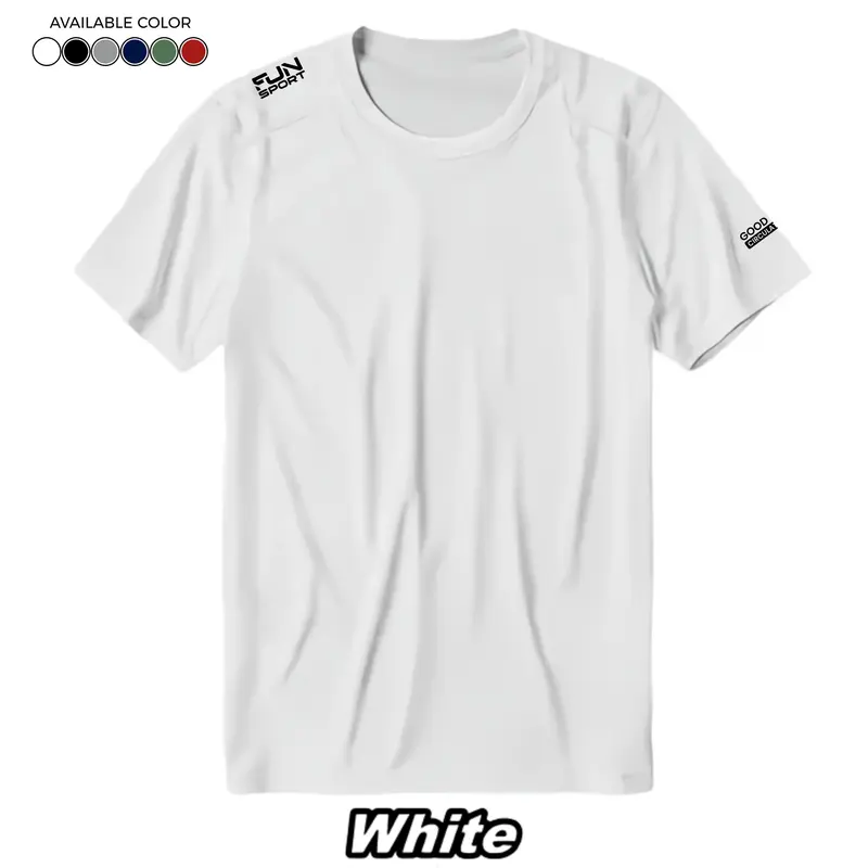 Baju Satisfy Running Kaos Unisex DryFit Anti Bau, Untuk Lari, Gym, Olahraga Pria Wanita Sport 0