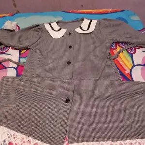 Goemio | [READY] Gamis Anak Adista Bahan Knit Waffle Maxi Daily Dress Anak Atasan Lengan Panjang Motif Simple Elegant
