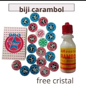 Biji karambol + cristal 1 pcs standard 3cm Termurah
