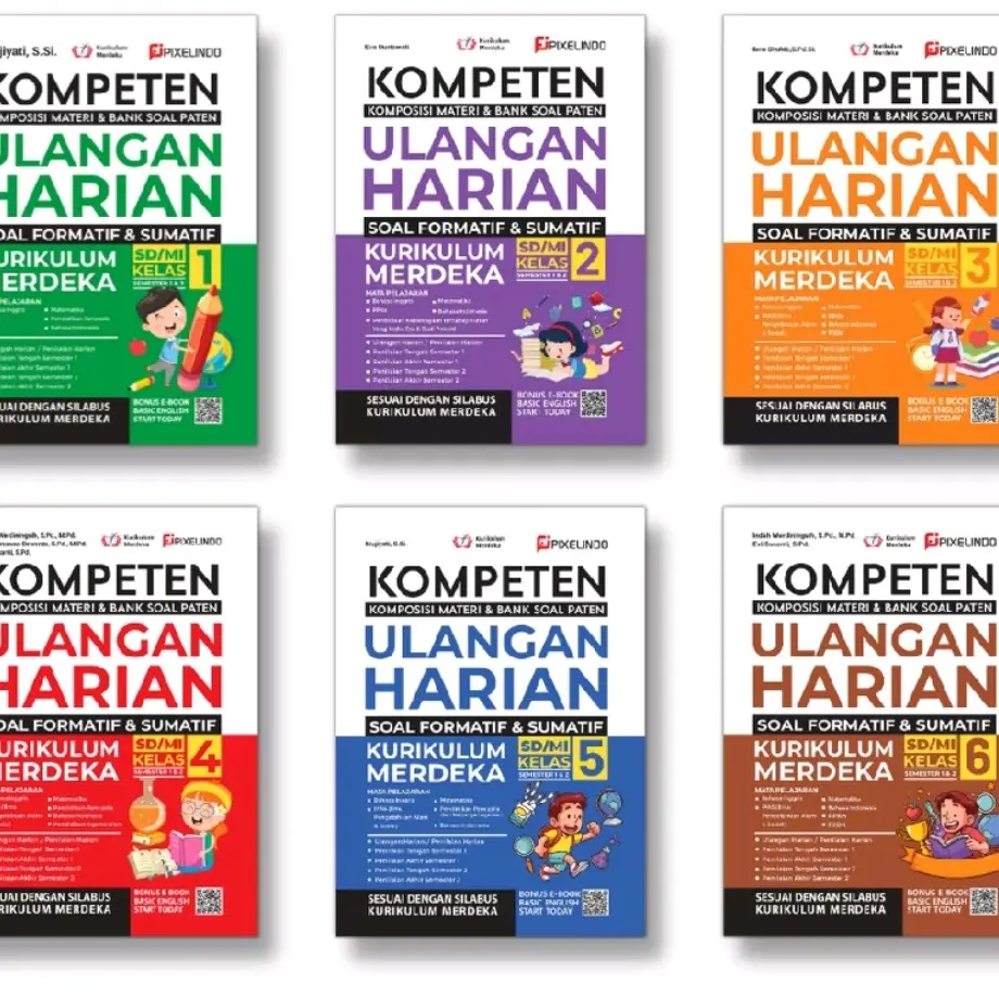 Buku Kompeten Ulangan Harian Kurikulum Merdeka SD