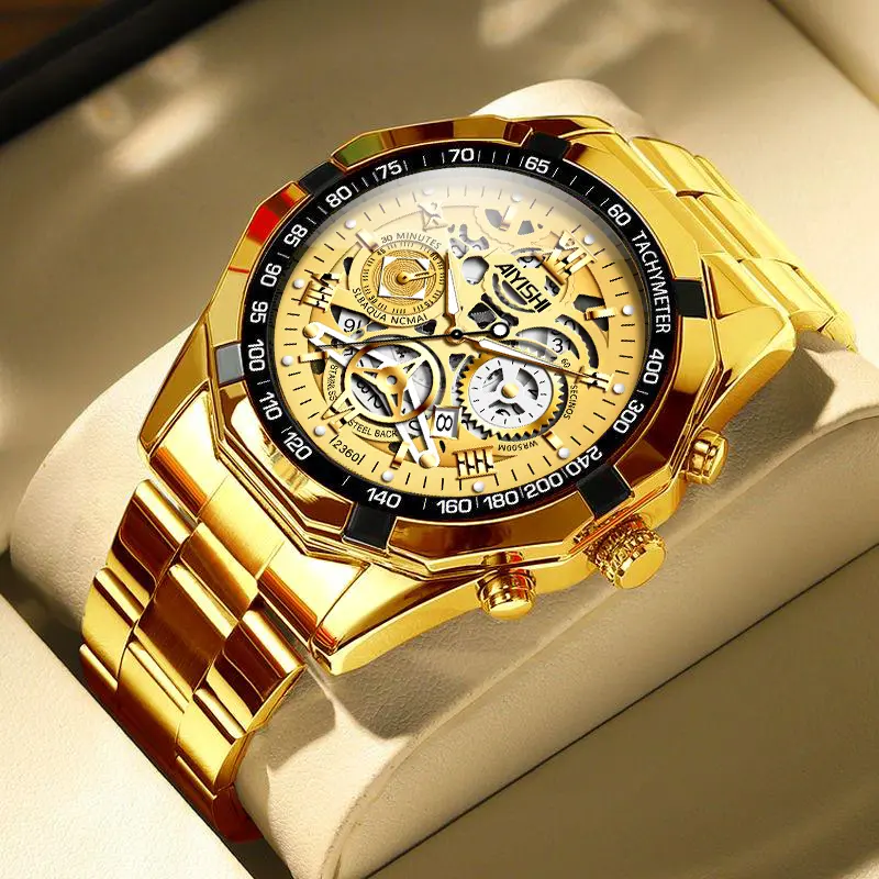 Ditingkatkan-Emas Hitam【Lampu malam+Tahan air】