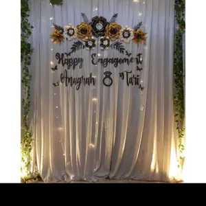 Paper flower ready backdrop bunga kertas lamaran engagement wedding anniversary aqiqah hiasan ruangan
