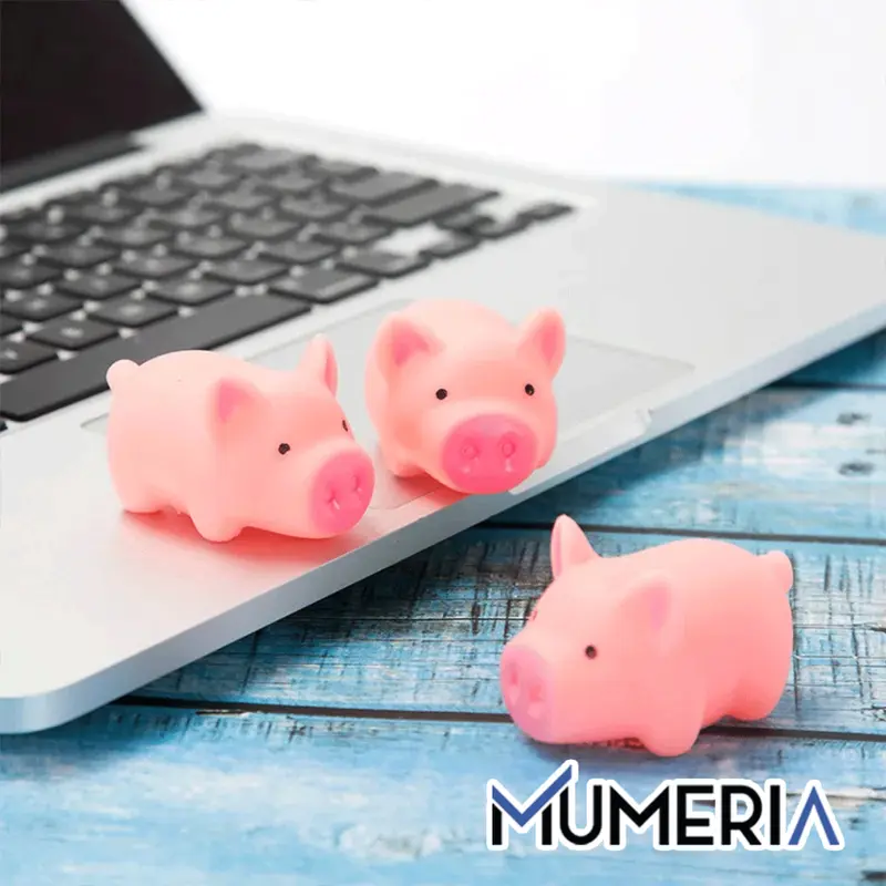 Mainan Karet Piggy Squeeze Mandi Bathub Anak Bayi Rubber Pig Baby Bath Toys Berbunyi Murah Bagus 3