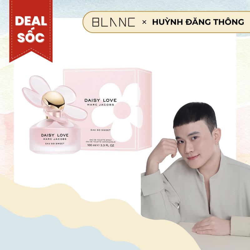   ĐỘC QUYỀN HUYNHDANGTHONG  Nước Hoa Marc Jacobs Daisy Love Eau So Sweet EDT Perfume Nữ Cosmetic Women Xịt Thơm 
